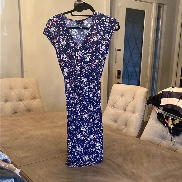 Floral Blue Dress - Picture 1 of 5